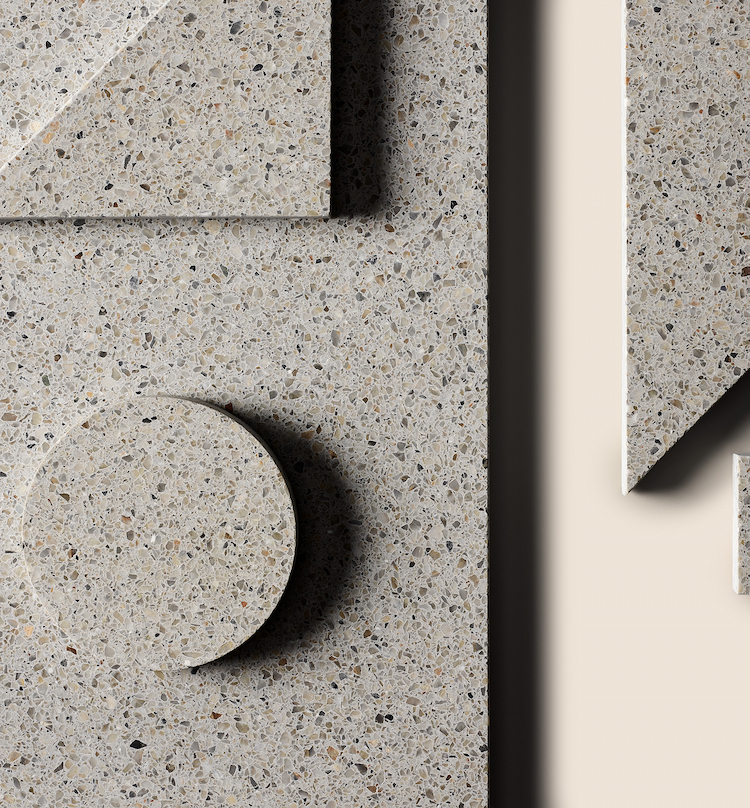 Buff - Terrazzo Tile Range | Fibonacci