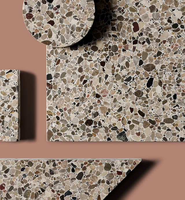 Freckle Ranga Freckle - Terrazzo Tile Range | Fibonacci